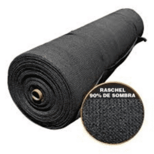 Malla Raschel 90% negro 4.20 x100 mt