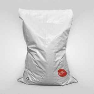 Saco pesquero Laminado con circulo rojo 26"x42" / 100g28"x43" / 130g