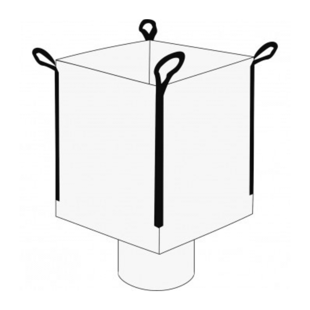 Bag Tejido Blanco 90x90x120 CA/BP – 190gr/m2 - CA/VD - 190GR/m2